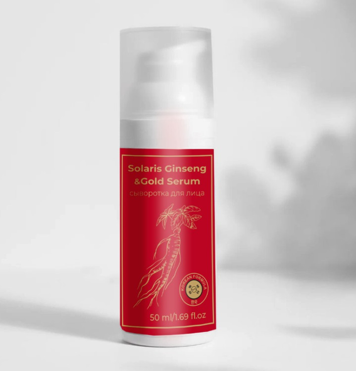 Сыворотка  для лица с корейским женьшенем и золотом 50 мл в Астрахани